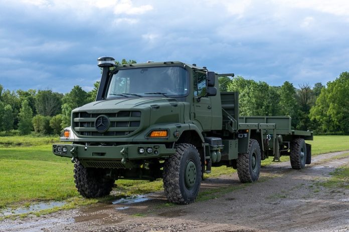 General Dynamics Land Systems und Daimler Truck schließen strategische PartnerschaftGeneral Dynamics Land Systems and Daimler Truck commit to a strategic partnership